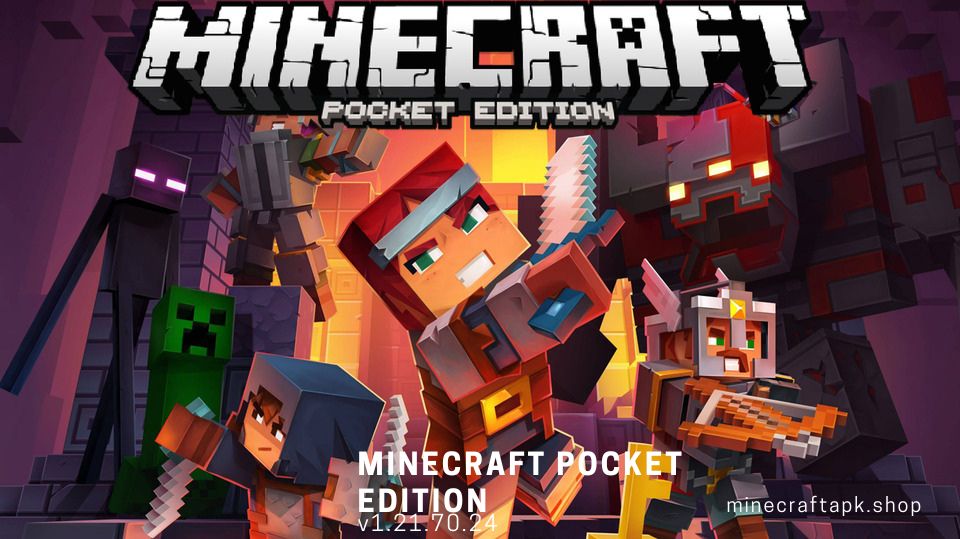 Minecraft 1.21 download apk PE v1.21.70.24 - Explore Endless Worlds